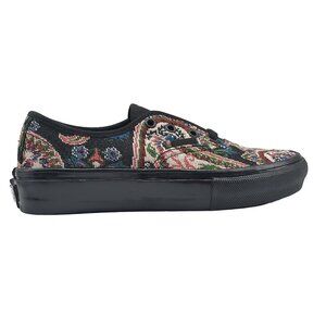 Vans Skate Authentic Paisley Tapestry Mens Black Shoes Size 5‎